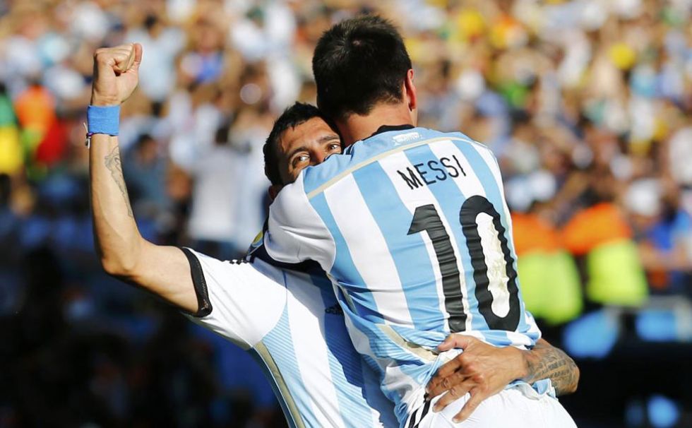 Messi inici� la contra del gol y Di Mar�a la acab� con un disparo imparable para Benaglio.