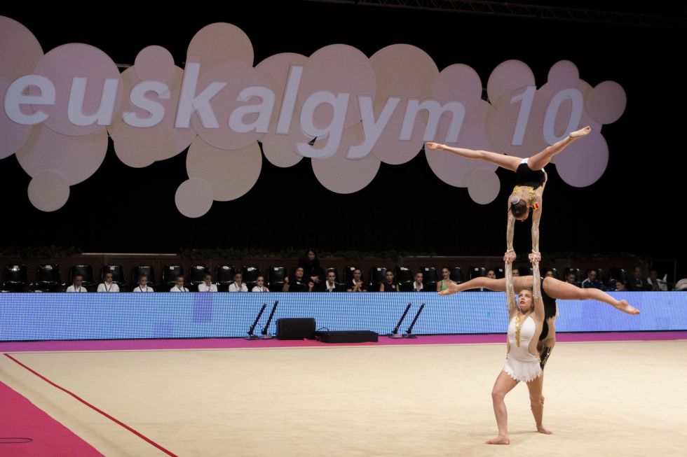 La gimnasia acrob�tica tambi�n tiene su hueco en el Euskalgym.