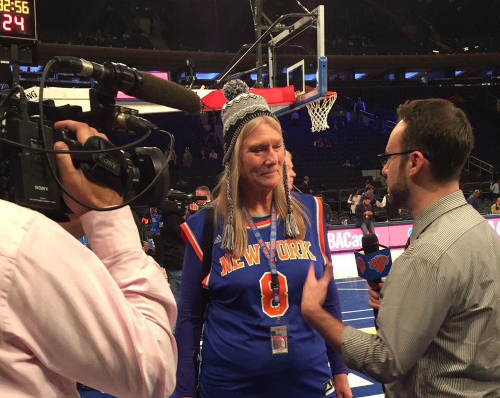 La madre de Robin y Brook L�pez