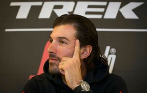 Fabian Cancellara, en la conferencia de prensa previa al Tour de...