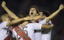 Ignacio Fern�ndez, celebrando uno de sus goles.