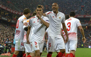 Kolodziejczak manda callar a San Mames tras el gol de Iborra que da la...