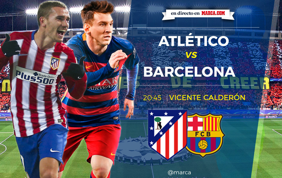 Atlético de Madrid vs Barcelona en directo y en vivo online (2-0 ...