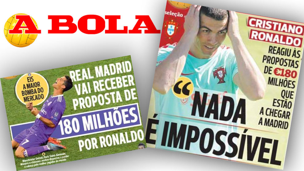 Real Madrid: A Bola: el "nada es imposible" de Cristiano Ronaldo por ...