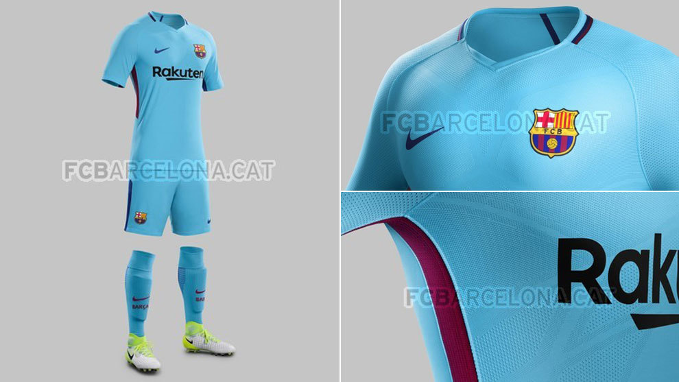 Barcelona's 2017/18 away kit in detail - Barcelona have released