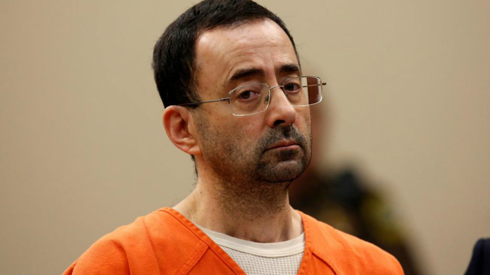 Larry Nassar, durante el juicio celebrado en M�chigan