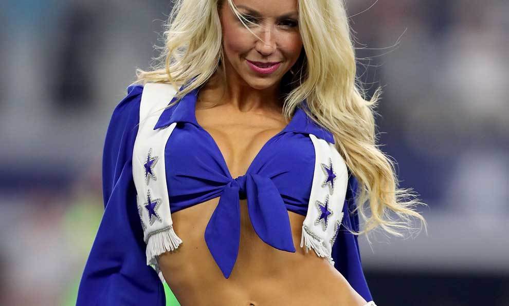 Las famosas cheerleaders de los Dallas Cowboys y el cantante country...