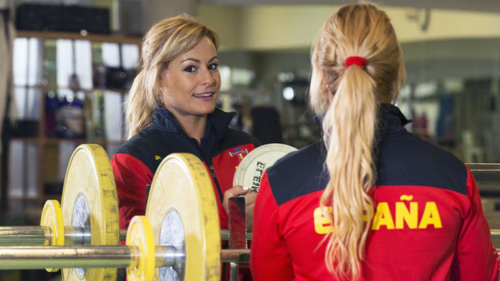Lydia Valent�n posa para MARCA en el Centro de Alto Rendimiento de...