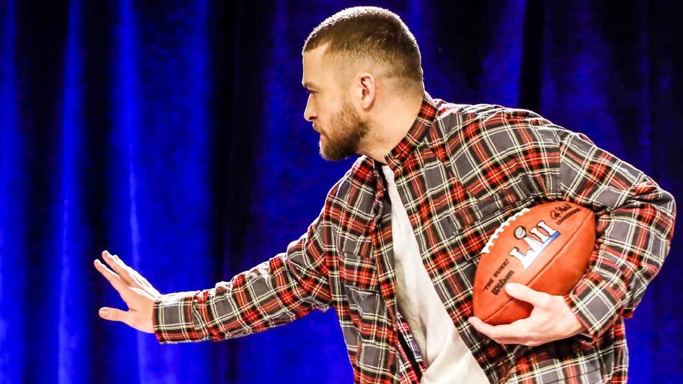 El cantante y actor Justin Timberlake ofreció una rueda de prensa...
