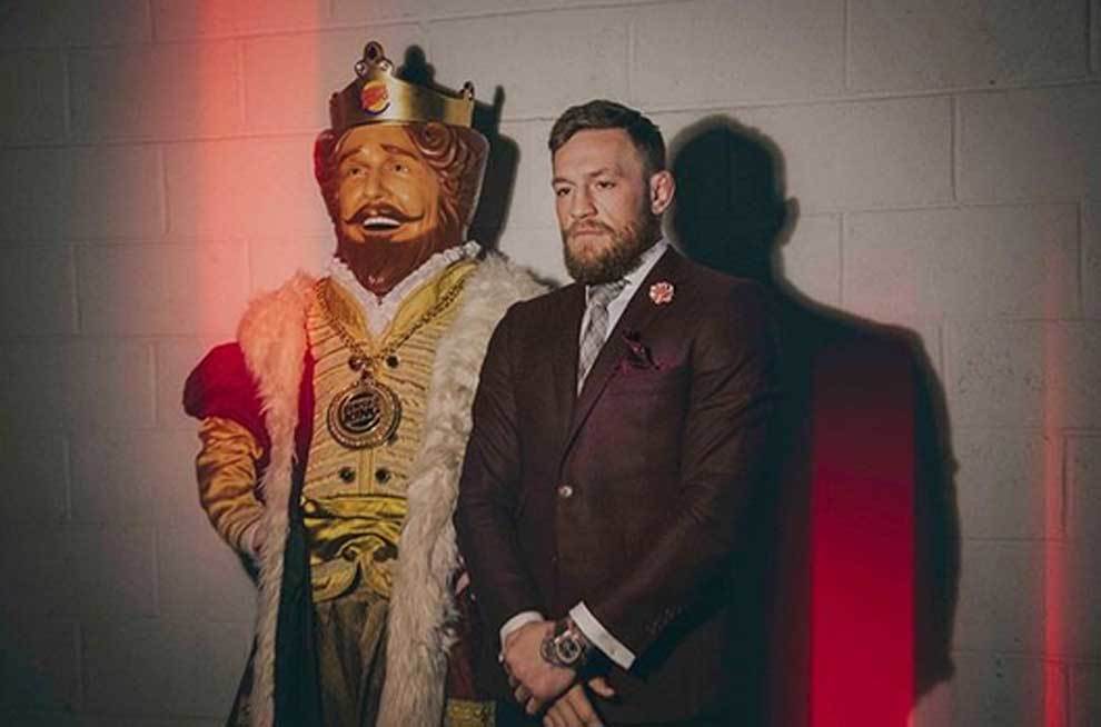 Campa�a de publicidad de Conor McGregor para Burger King
