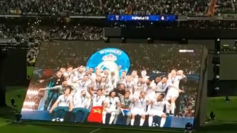 As� se vivi� en el Bernab�u el momento en el que Ramos levant� otra Champions