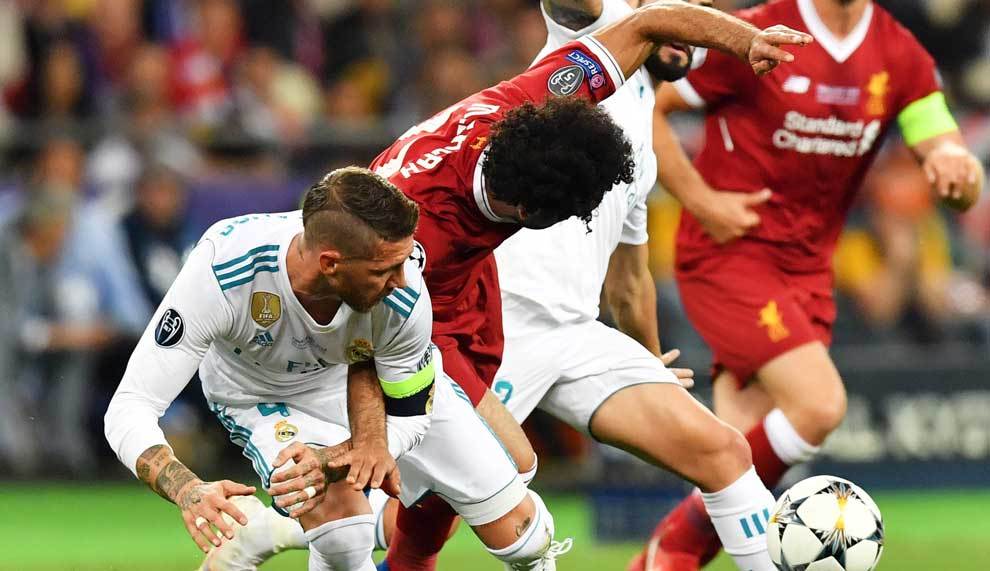 Bochornosa petici�n para que sancionen a Sergio Ramos por la lesi�n de Salah