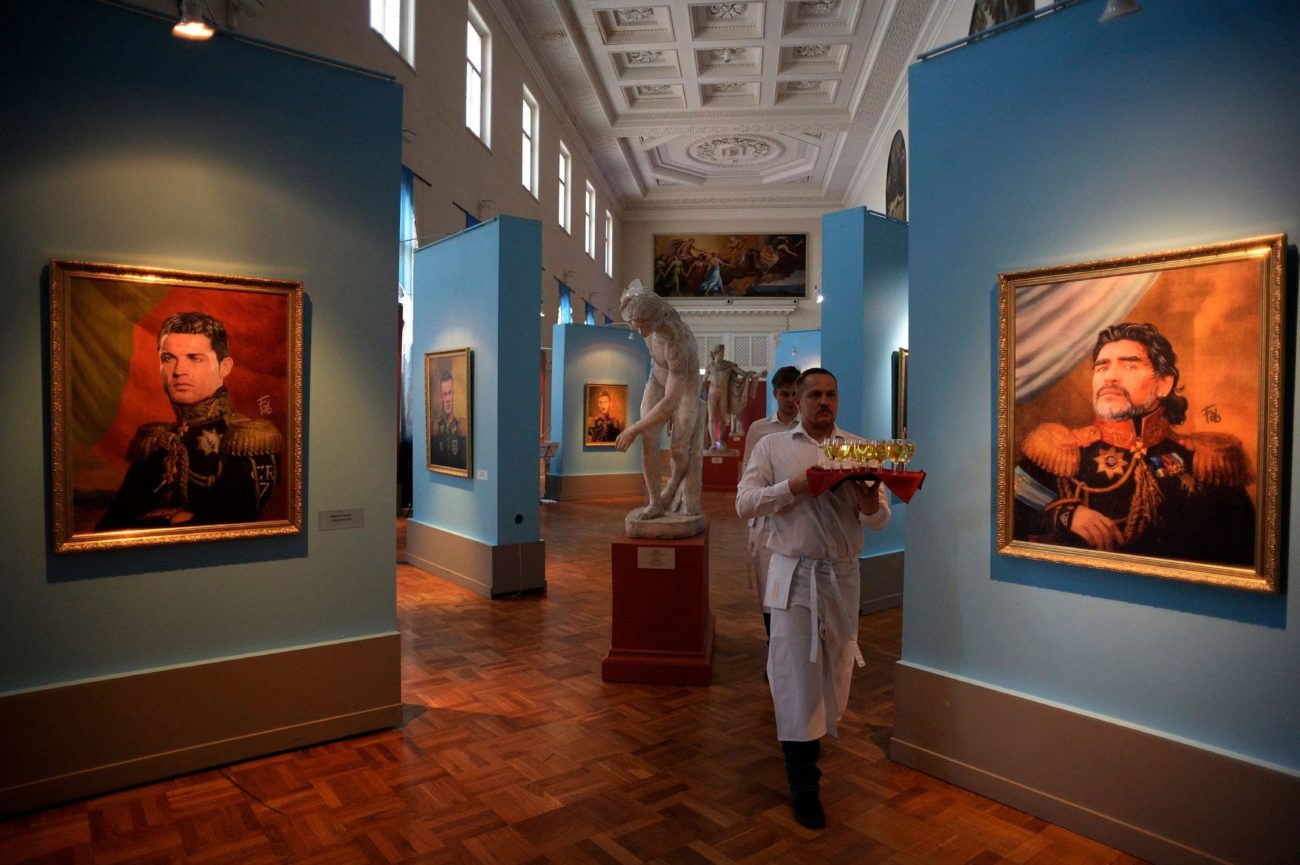 El museo de la Academia de Artes de Rusia de San Petersburgo ha...