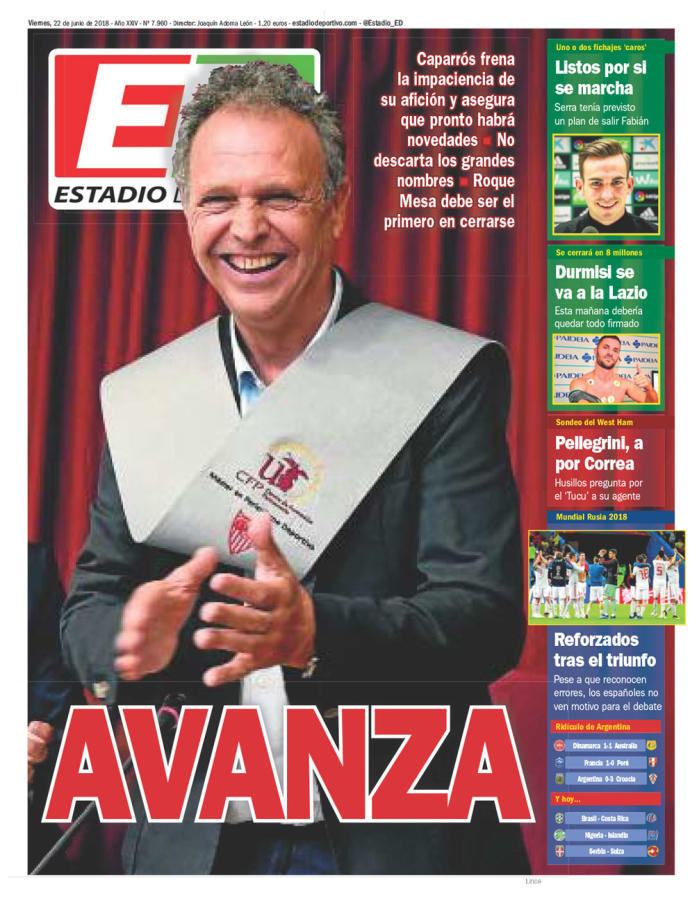MARCA - Press review: Advance | MARCA English