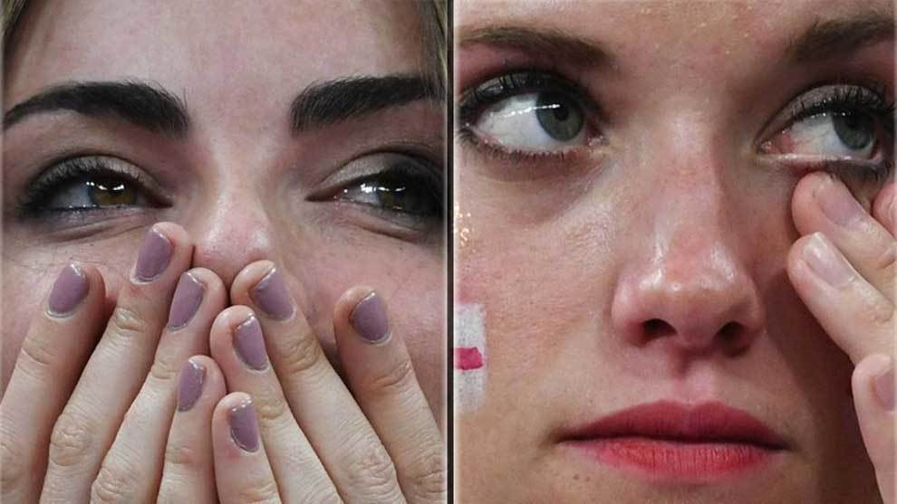 Las l�grimas, lloros y sollozos de la afici�n de Inglaterra tras perder contra Croacia en la semifinal del Mundial de Rusia 2018.