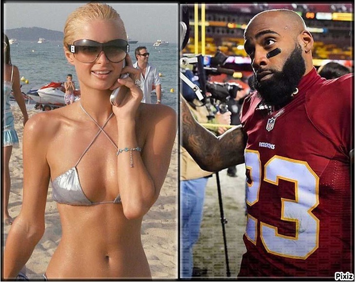 Paris Hilton y DeAngelo Hall