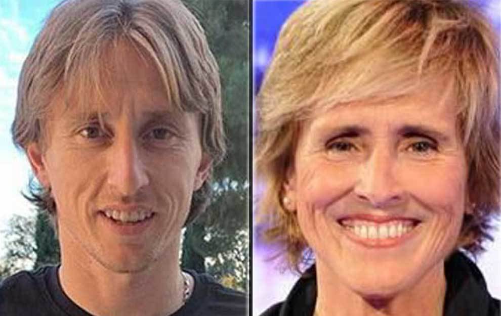 Luka Modric y Mercedes Mil�