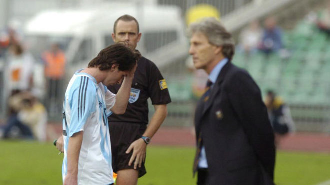 Messi's red card was his first since 2005 | MARCA in English