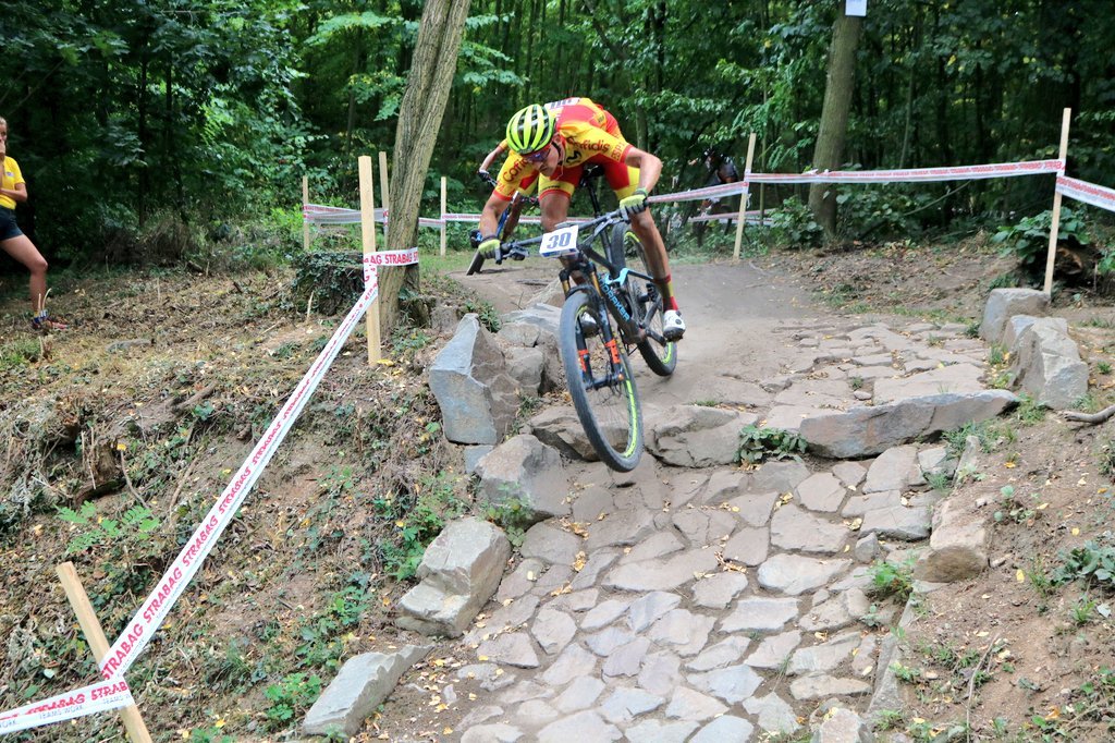 Pablo Rodr�guez, durante el recorrido.