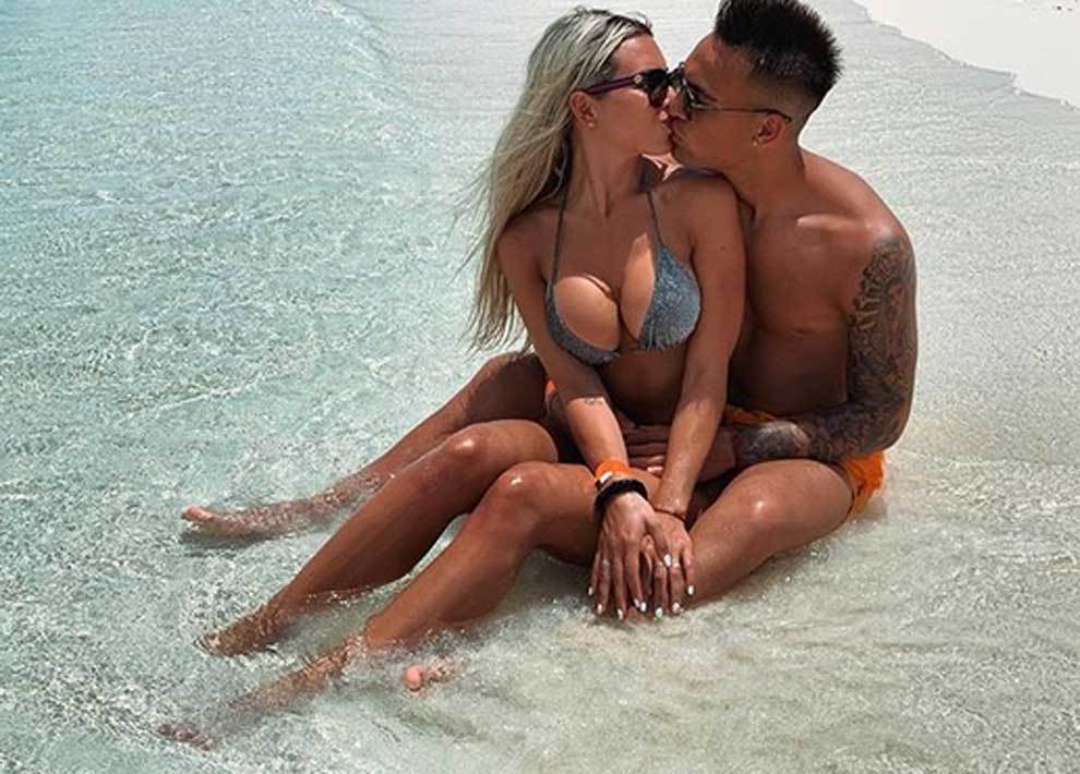Agustina Gandolfo y Lautaro Mart�nez (Inter de Mil�n)