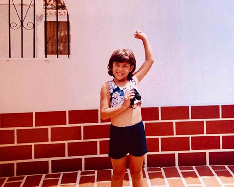 La foto de infancia con la que Garbiñe Muguruza ha querido celebrar...
