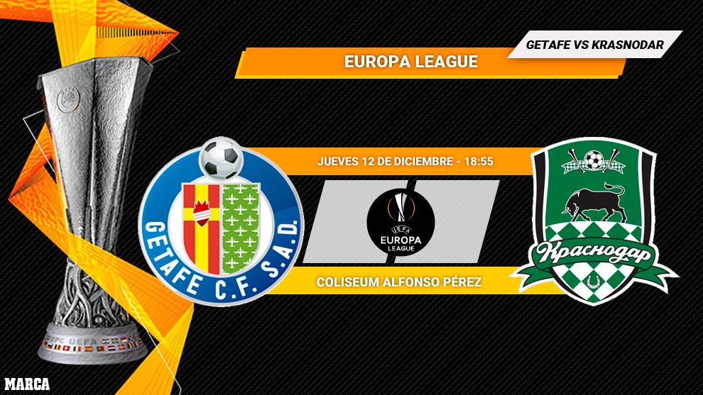 Europa League: Getafe - Krasnodar: Horario y dónde ver por TV hoy el ...