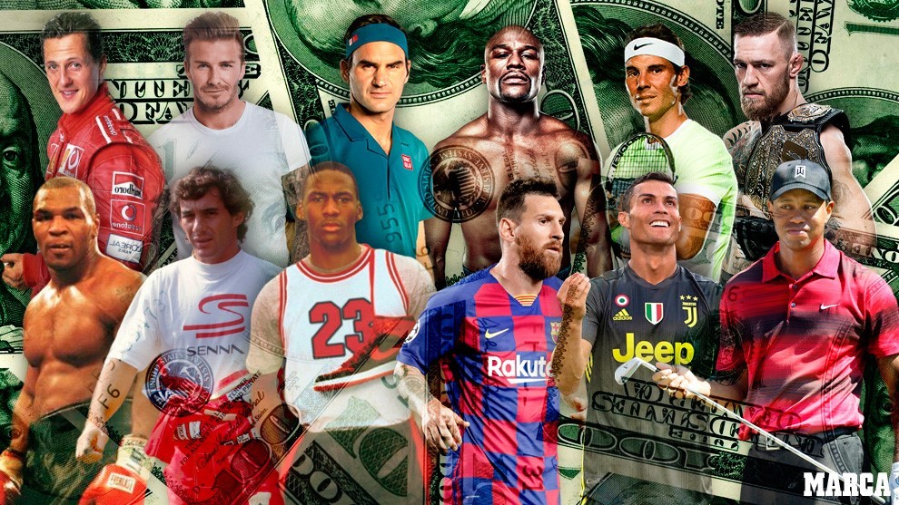 Los deportistas mejor pagados de 1990 a 2019: Aparición, evolución y...