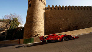 Leclerc, en el pasado Gran Premio de Azerbaiy�n