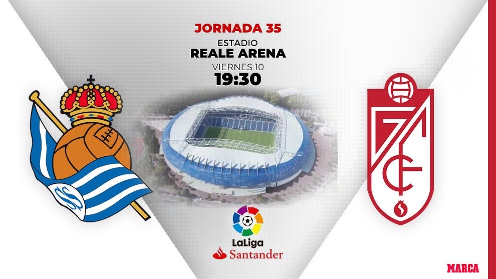 La Liga: Real Sociedad - Granada: horario y dónde ver hoy en TV el ...