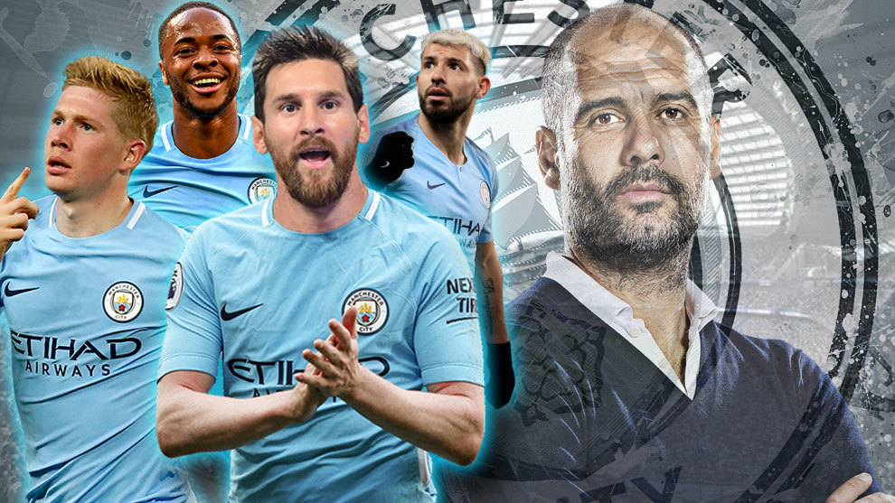 Así sería el once del Manchester City con Leo Messi