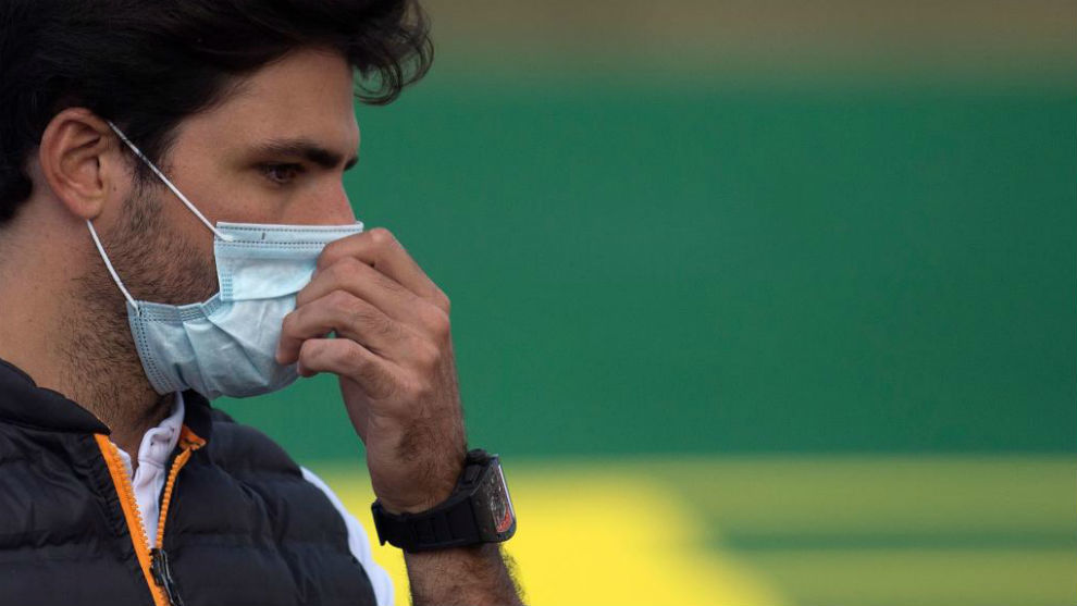 Carlos Sainz, en el circuito de Portimao.