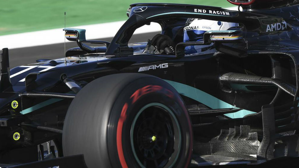 Valtteri Bottas, durante los Libres 3 del GP de Portugal.