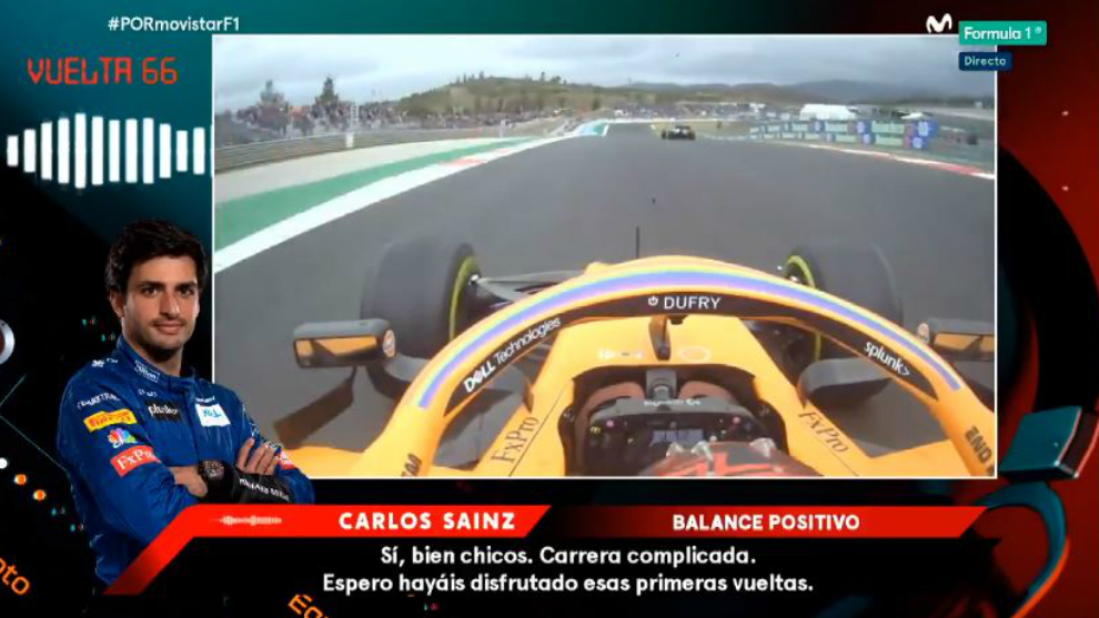 Sainz se queda con lo positivo de una carrera complicada.