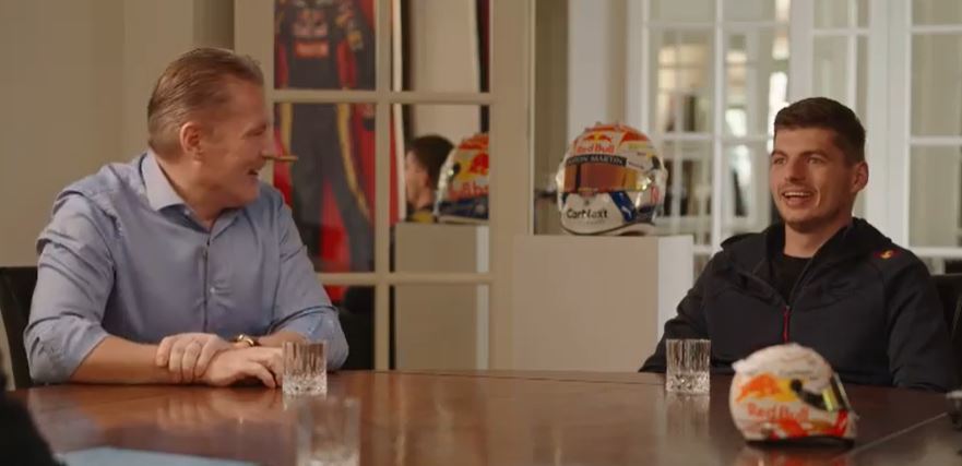 Jos y Max Verstappen.