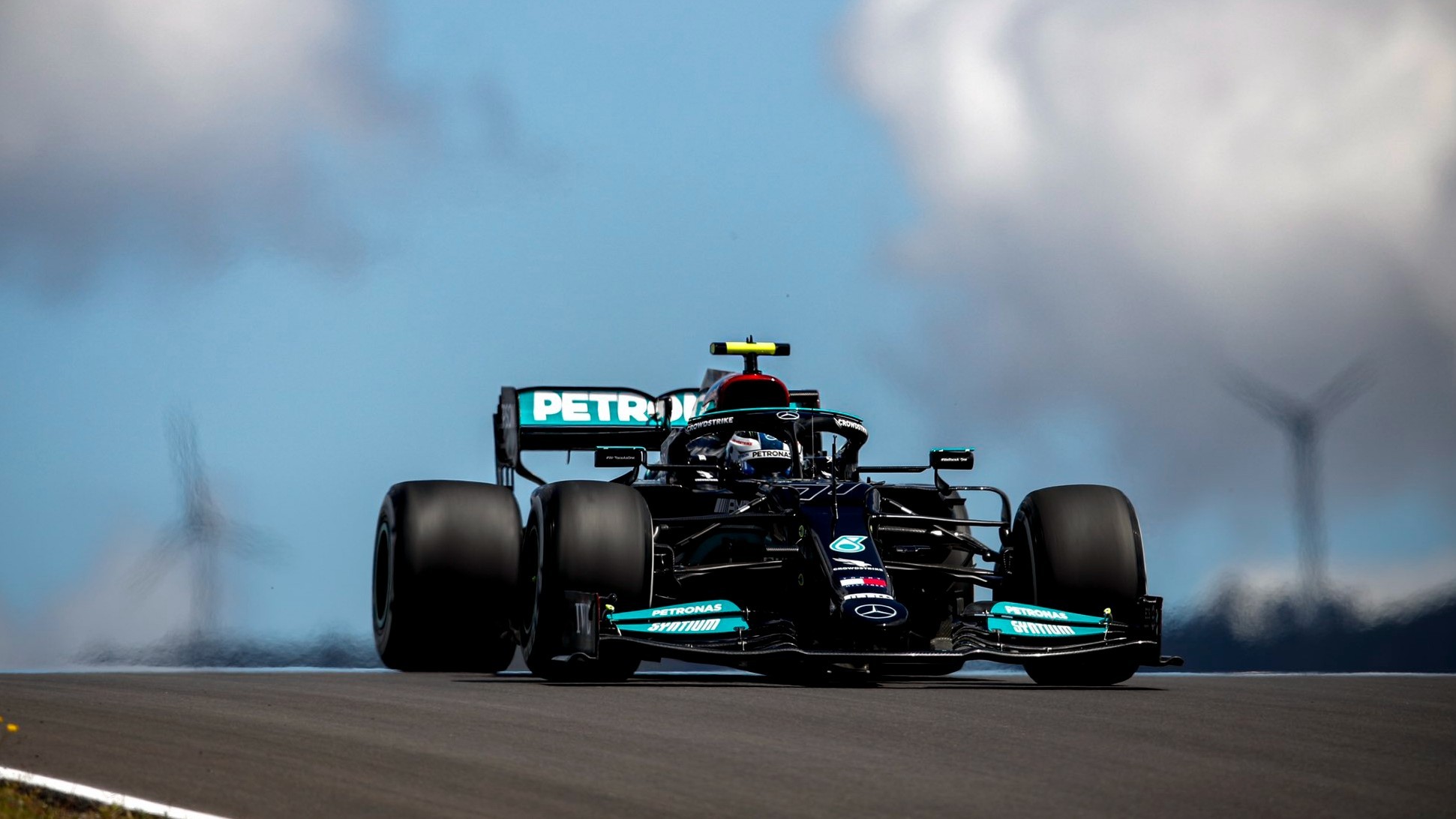 Bottas, en el FP1 del GP de Portugal 2021.
