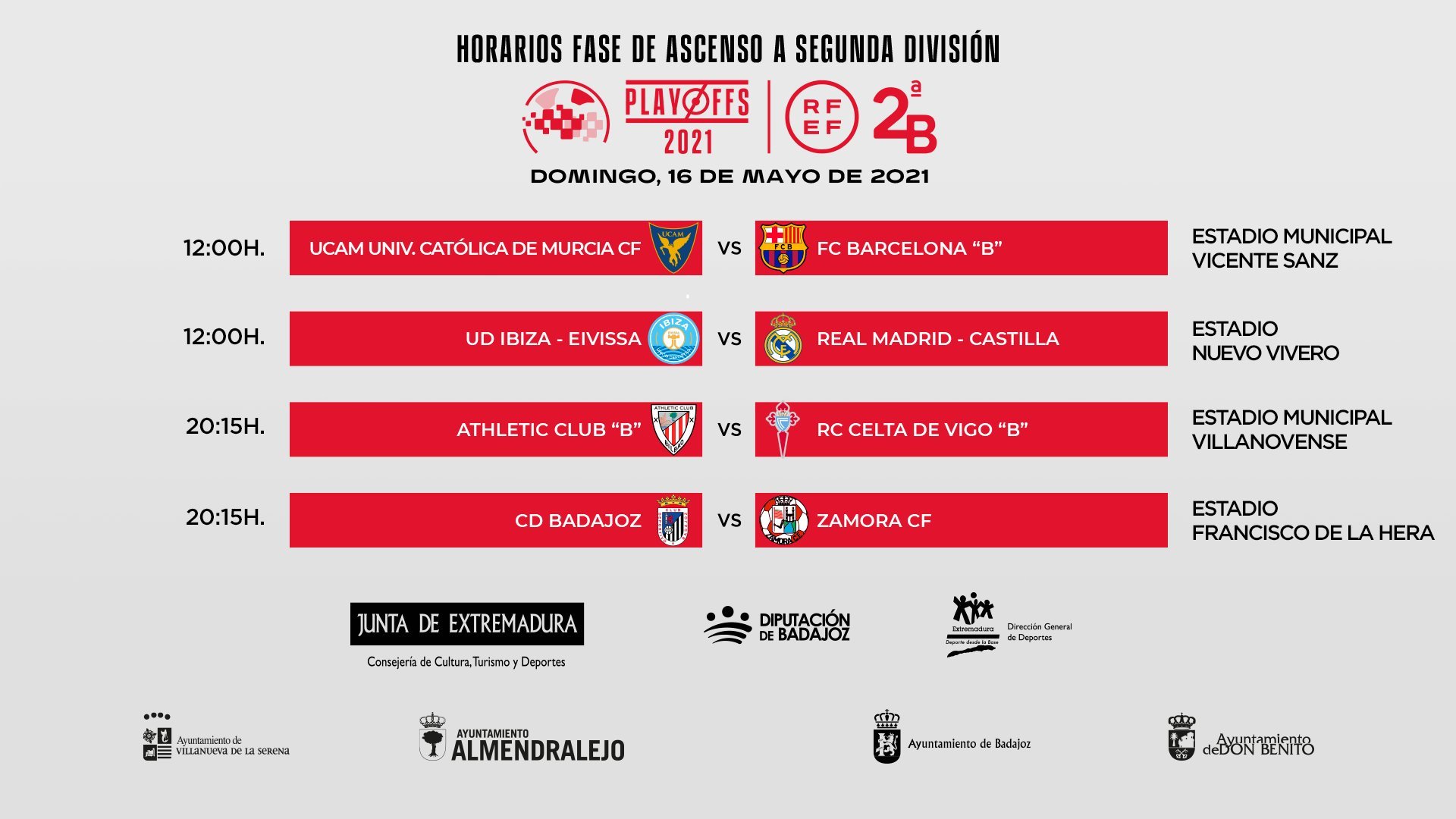 Sorteo de los playoffs de ascenso a Segunda: emparejamientos, cruces y ...