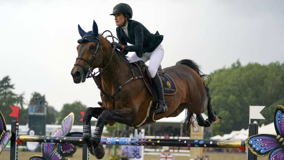 Jessica Springsteen participando en una competici�n