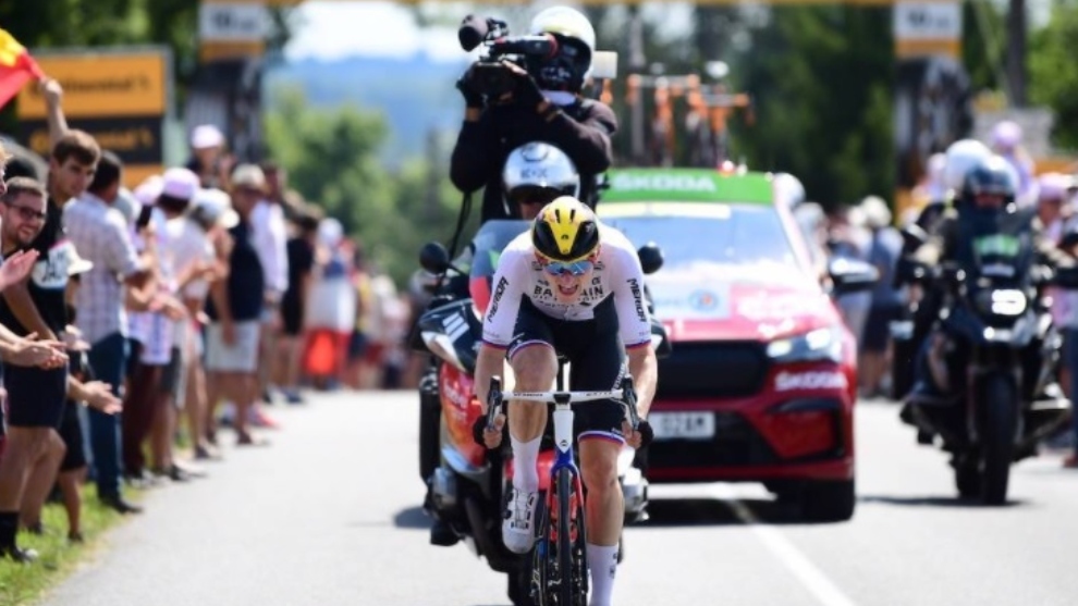 Mohoric during this Fridays stage