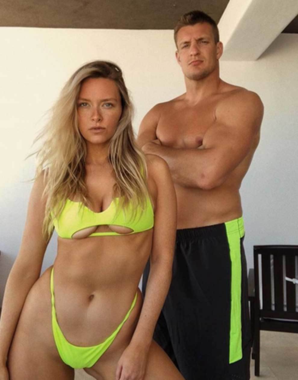 Camille Kostek and boyfriend Rob Gronkowski
