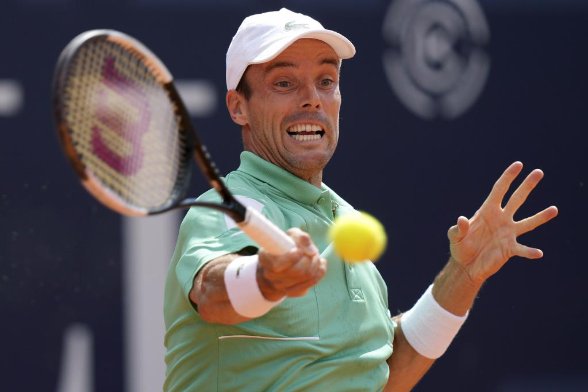 Roberto Bautista, durante la final ante Misolic en Kitzbuhel / AP.