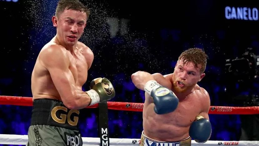 Canelo against Golovkin.