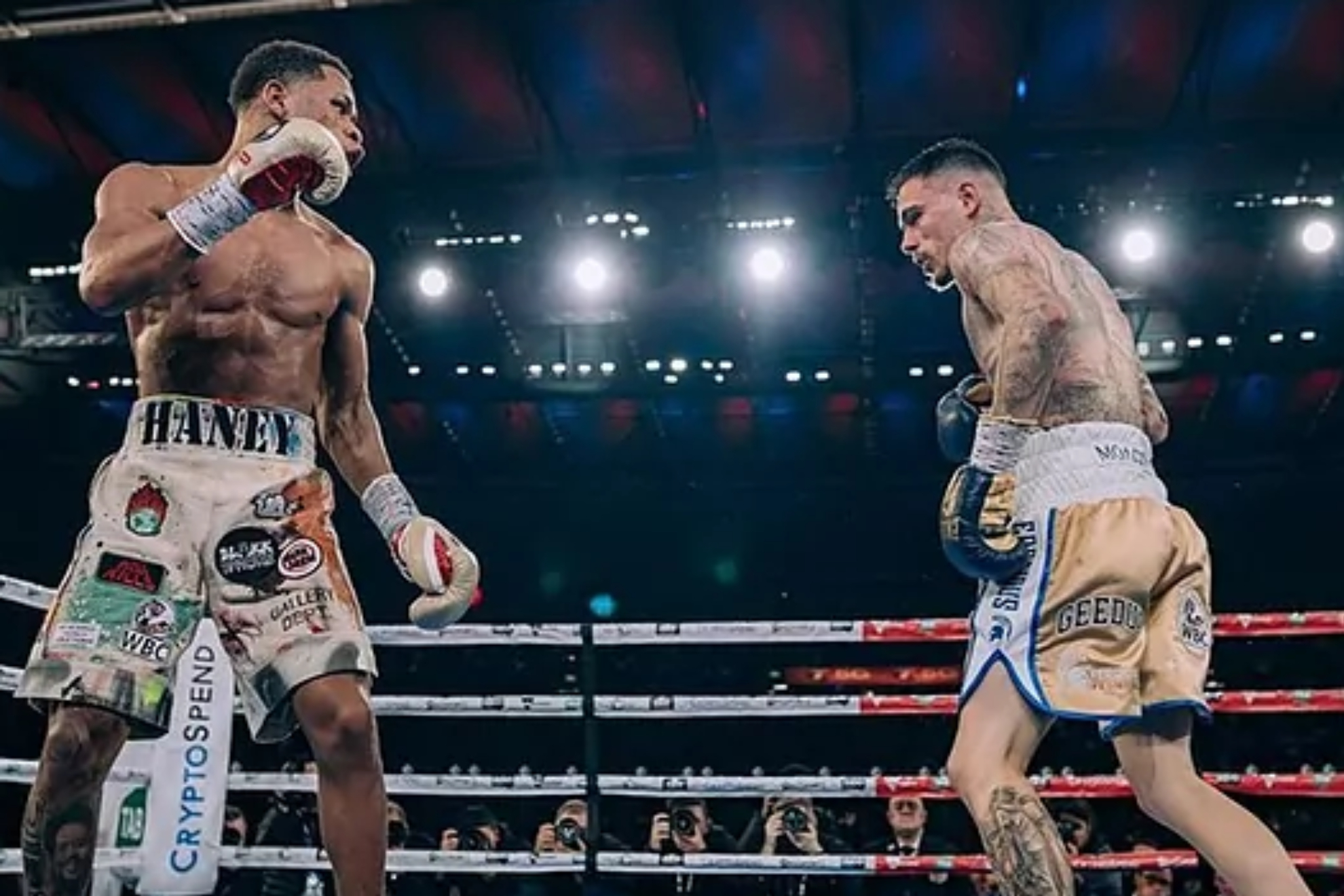 George Kambosos vs. Devin Haney/ Instagram @realdevinhaney