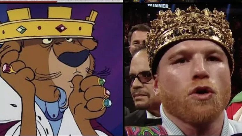 A meme from Canelo vs GGG