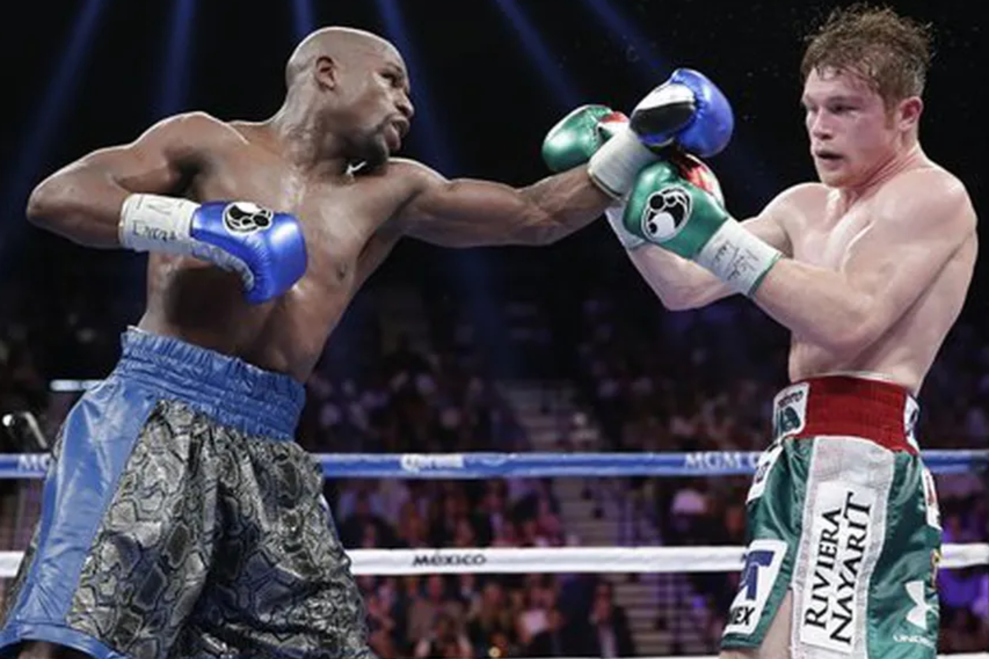 Floyd Mayweather Jr. vs. Canelo Alavarez/AP