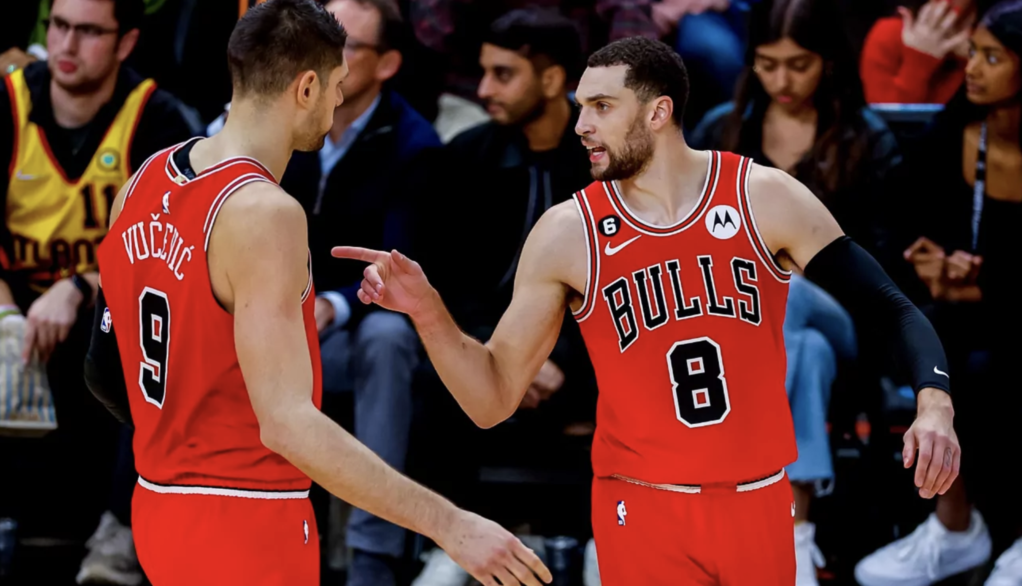 Zach LaVine with Chicago Bulls