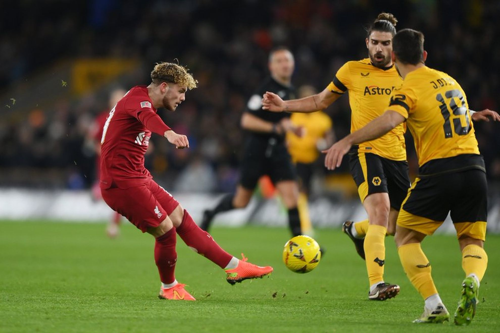 Harvey Elliott scores against Wolves
