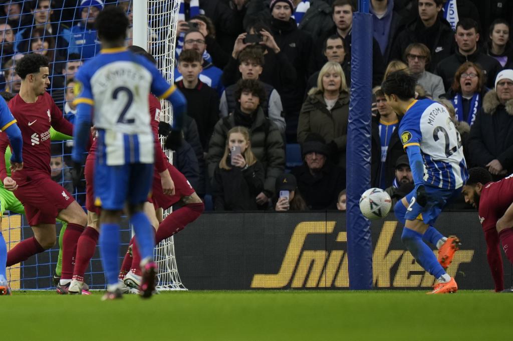 Brighton - Liverpool: resumen, resultado y goles