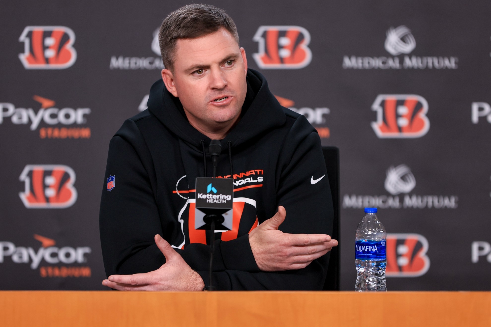 Bengals head coach Zac Taylor.