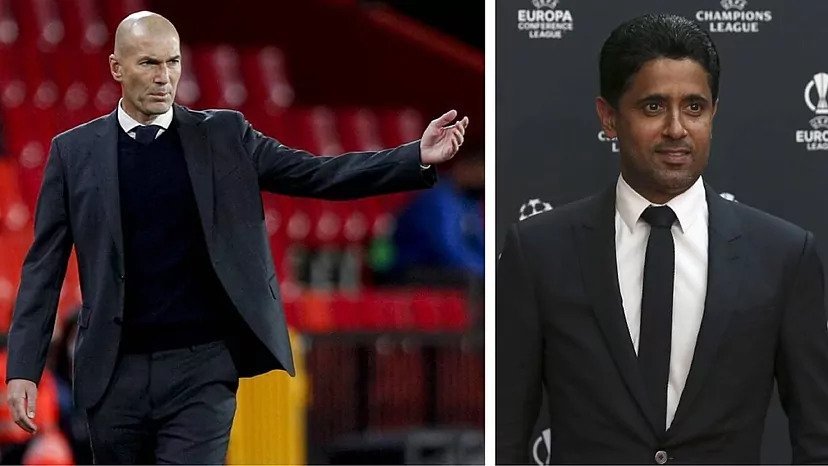 Zidane and Al Khelaifi