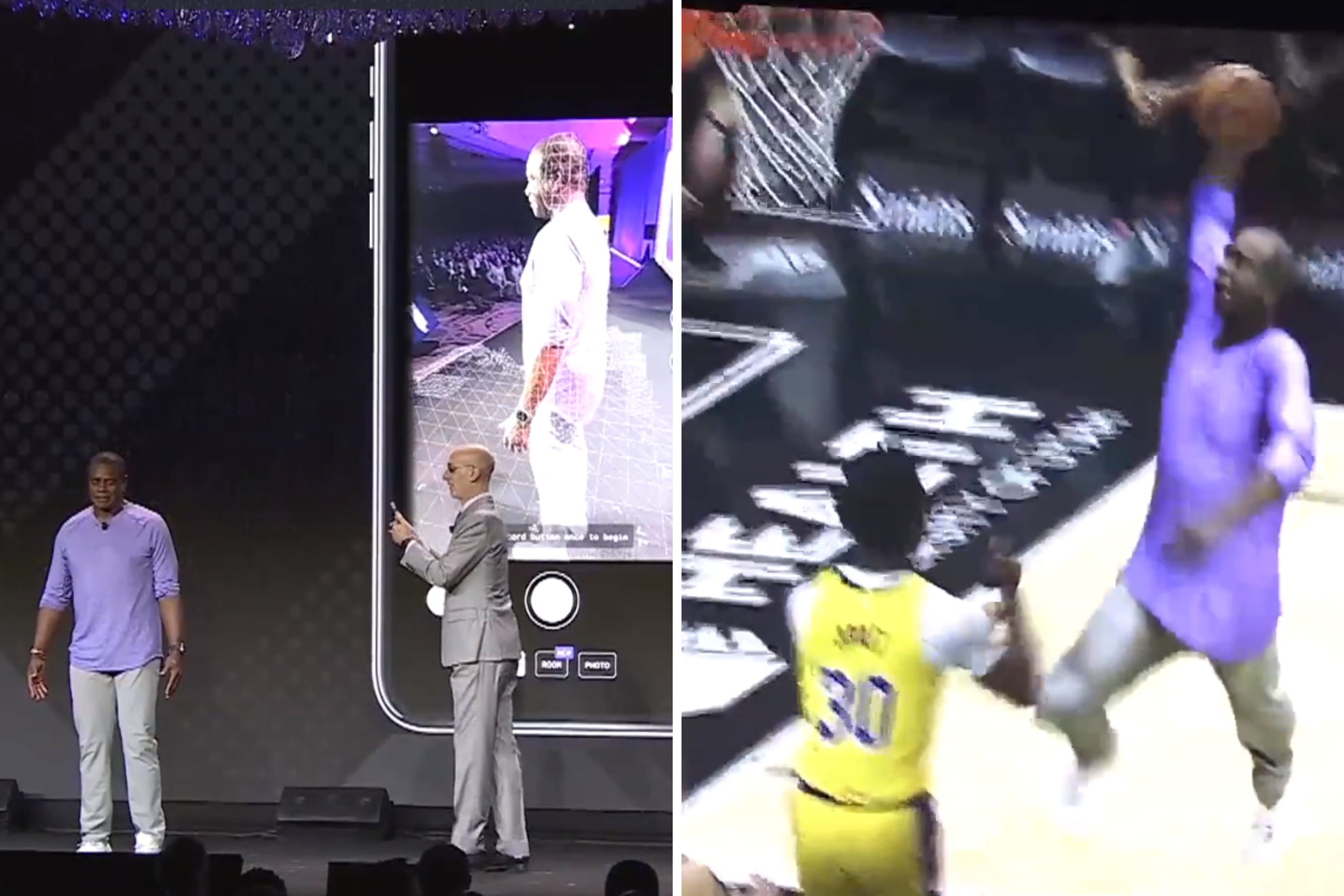 The NBA's impressive virtual reality streaming experience allows you to ...
